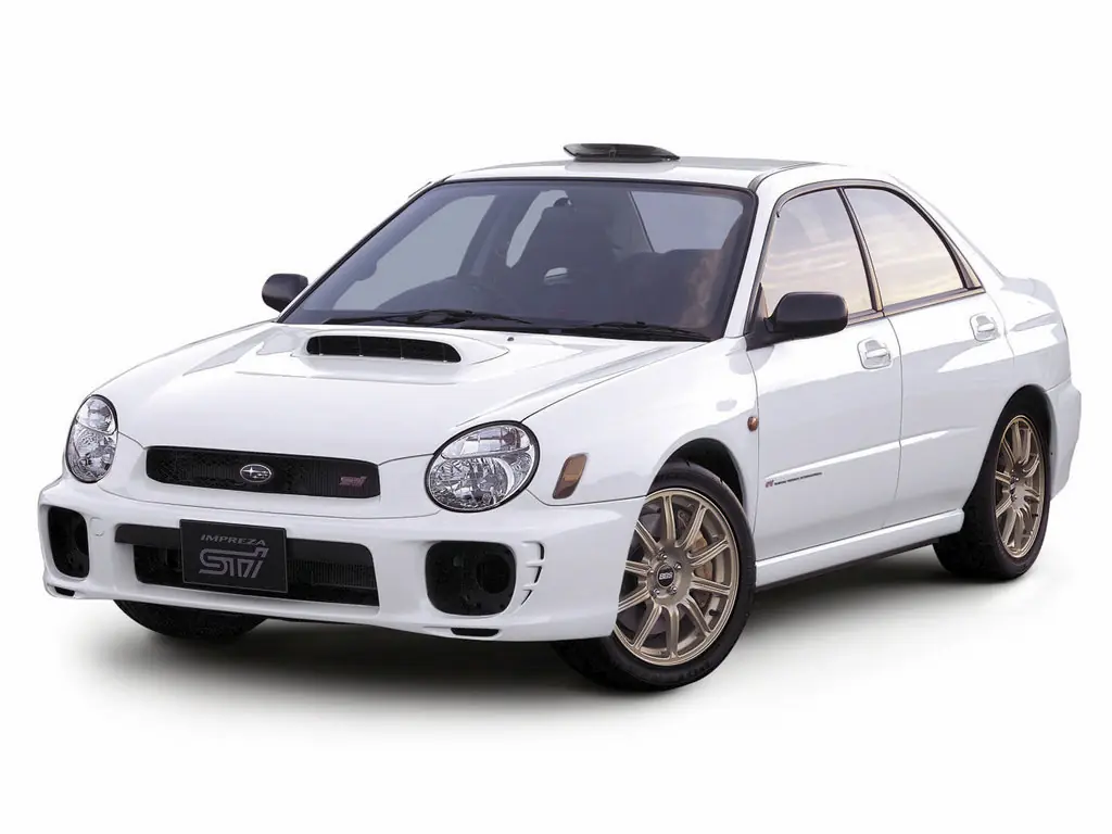 Subaru Impreza WRX STI (GDB) 2 поколение, седан (10.2000 - 10.2002)